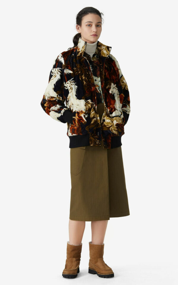 Blouson velours côtelé "CHEVEAUX" KENZO – Image 2