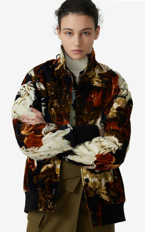 Blouson velours côtelé "CHEVEAUX" KENZO – Image 3