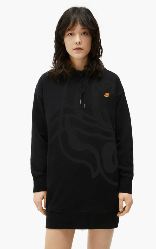 Robe sweatshirt à capuche "K-TIGER"  KENZO – Image 5