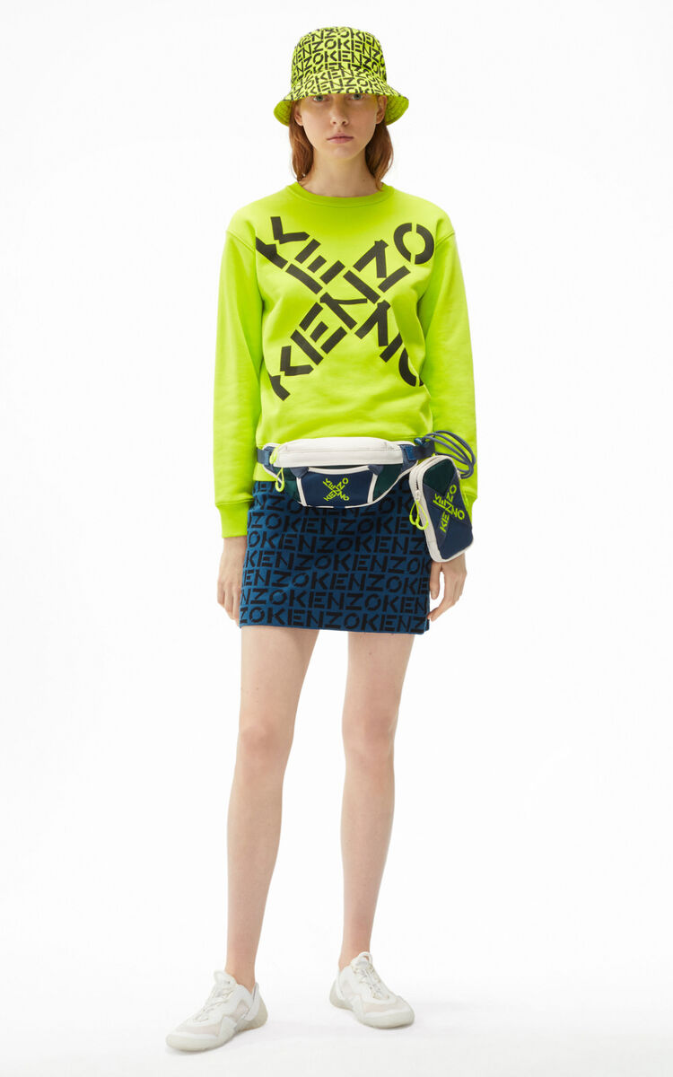 Sweatshirt BIG X Fluo KENZO TED TED LUXURY Vetements Accessoires a METZ