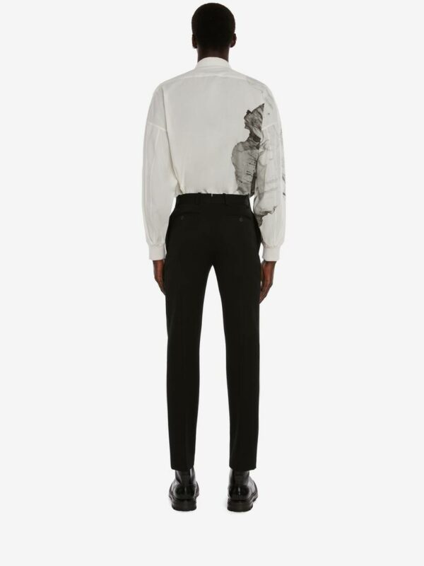 Chemise à harnais imprimé floral  ALEXANDER MCQUEEN – Image 4