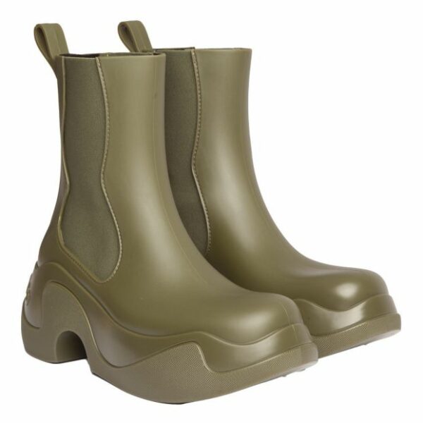 Bottines à semelle épaisse vert olive  XOCOI – Image 2