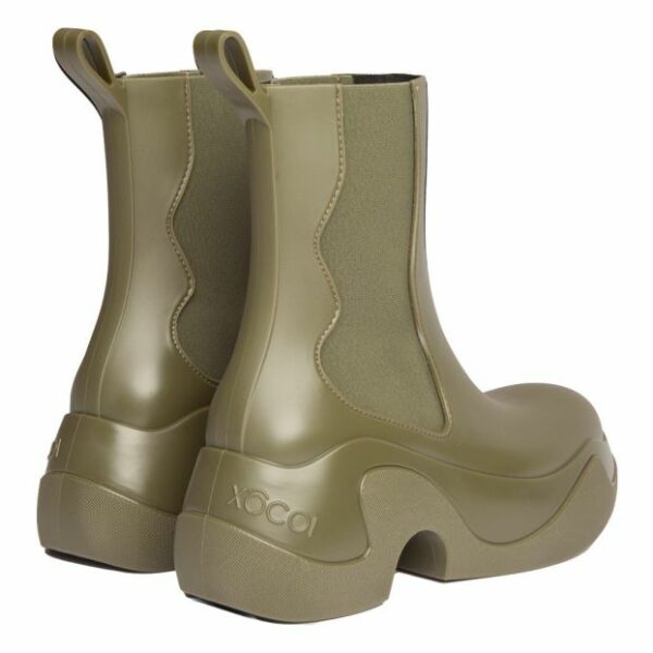 Bottines à semelle épaisse vert olive  XOCOI – Image 3