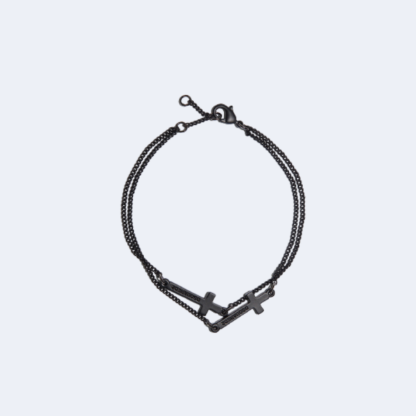 Bracelet "JESUS" noir  DSQUARED²