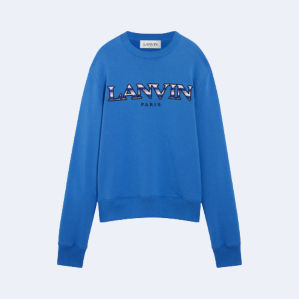Sweatshirt "CURB" bleu  LANVIN