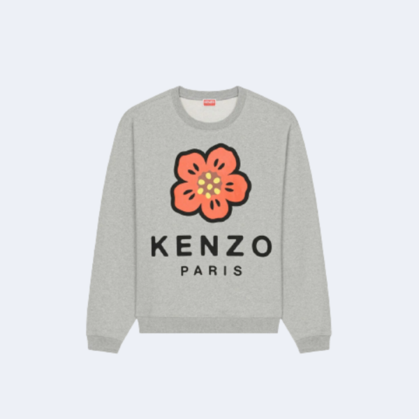 Sweatshirt "BOKE FLOWER" gris  KENZO