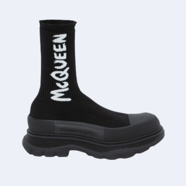Sneakers "TREAD SLICK" en maille Graffiti - ALEXANDER MCQUEEN -