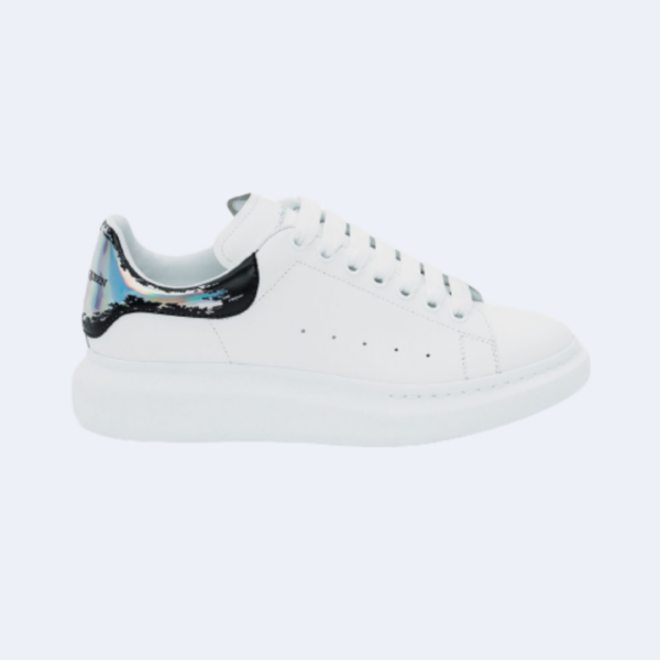 Sneakers "OVERSIZE"  blanc & argent - ALEXANDER MCQUEEN -