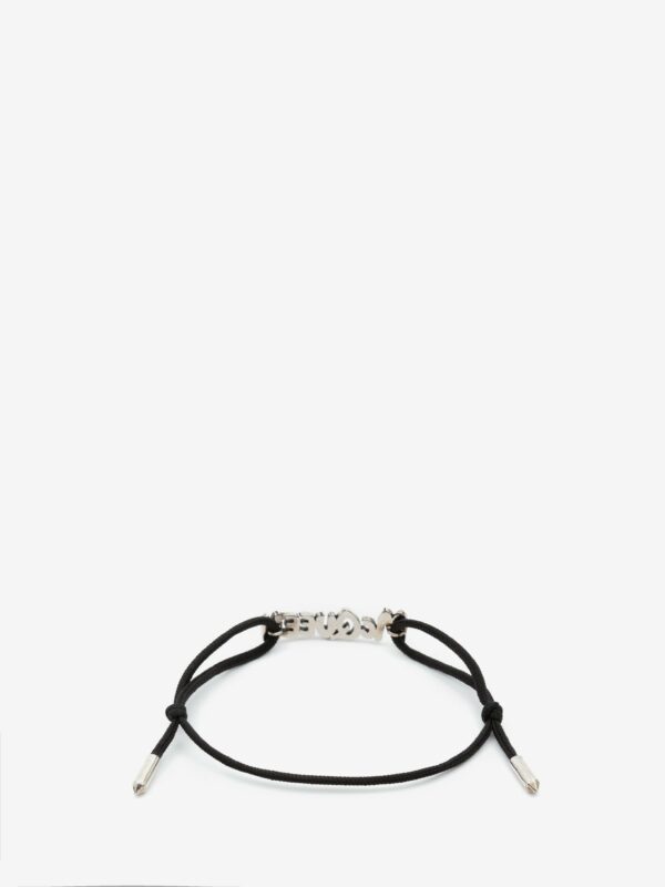Bracelet d'amitié ajouré "GRAFFITI"  ALEXANDER MCQUEEN – Image 3