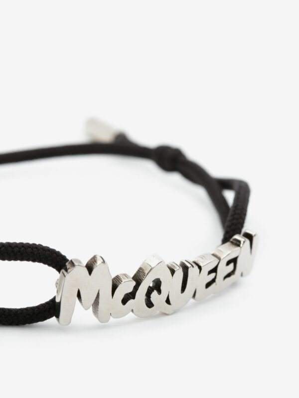 Bracelet d'amitié ajouré "GRAFFITI"  ALEXANDER MCQUEEN – Image 4