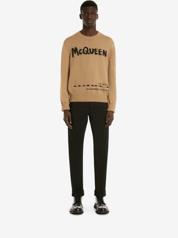 Pull col rond "GRAFFITI"  ALEXANDER MCQUEEN – Image 2
