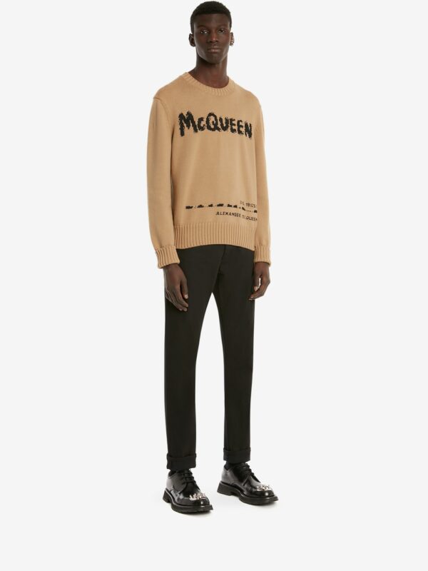 Pull col rond "GRAFFITI"  ALEXANDER MCQUEEN – Image 3