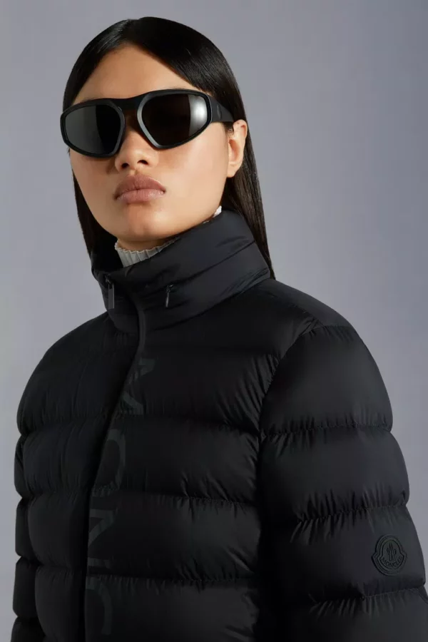 Doudoune courte "CERCES" noire  MONCLER – Image 4
