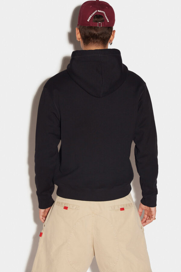 Hoodie Icon noir Spray de peinture  DSQUARED² – Image 2