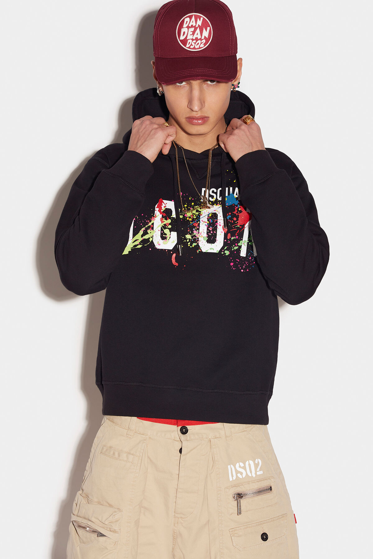 Dsquared on sale hoodie icon