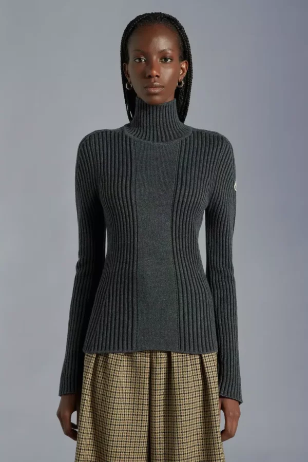 Pull à col roulé en laine  MONCLER – Image 3