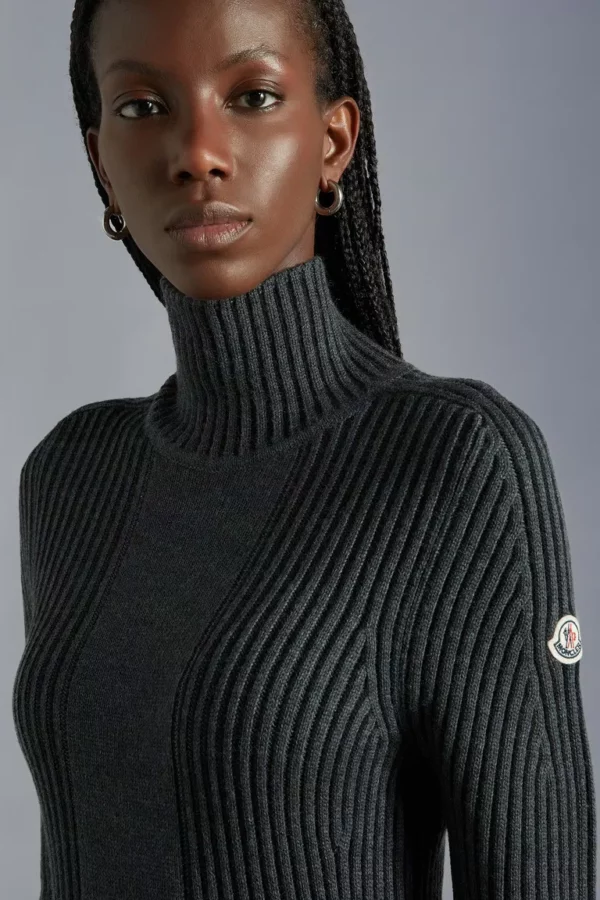 Pull à col roulé en laine  MONCLER – Image 4