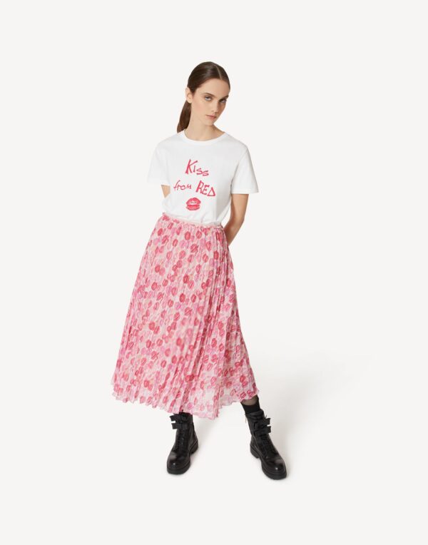 Tee-shirt imprimé « KISS FROM RED »  RED VALENTINO – Image 4