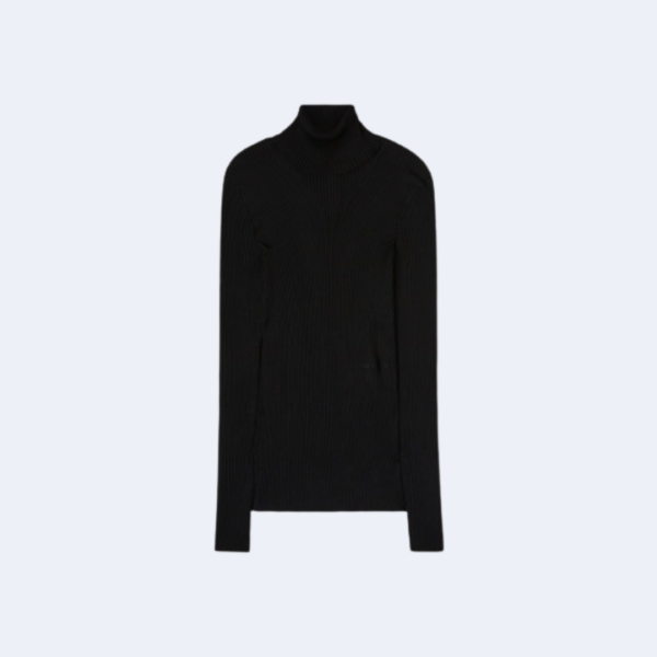 Pull col roulé  OFF WHITE