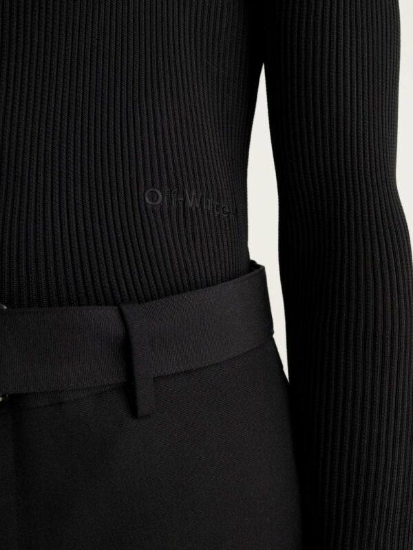 Pull col roulé  OFF WHITE – Image 4