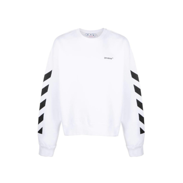 Sweatshirt "DIAGONAL"  OFF WHITE