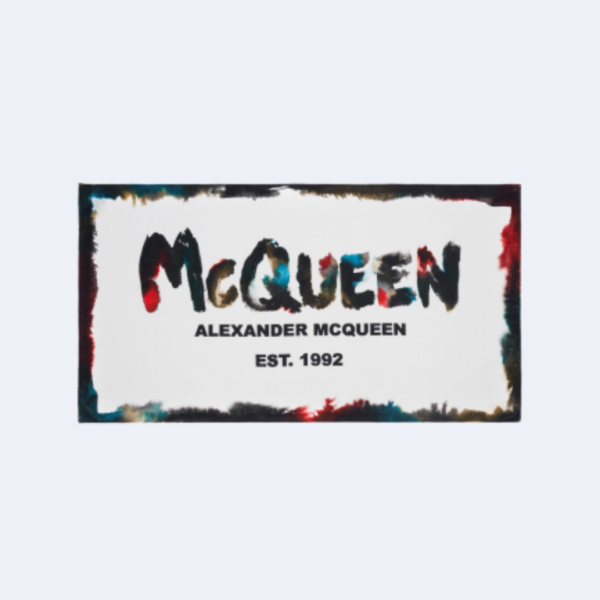Serviette "GRAFFITI"  ALEXANDER MCQUEEN