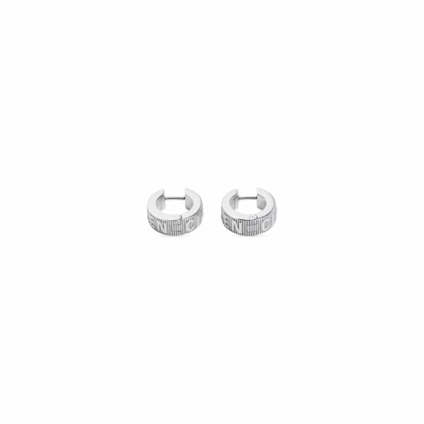 Boucles d'oreilles "LOGO HOOP"  BALENCIAGA – Image 3