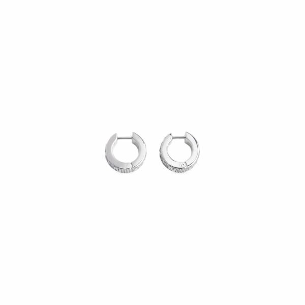 Boucles d'oreilles "LOGO HOOP"  BALENCIAGA – Image 2