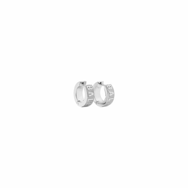 Boucles d'oreilles "LOGO HOOP"  BALENCIAGA