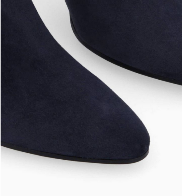 Boots "STELLA" Navy Velours  FREE LANCE – Image 2