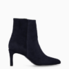 Boots "STELLA" Navy Velours  FREE LANCE