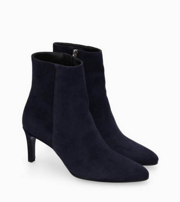 Boots "STELLA" Navy Velours  FREE LANCE – Image 3