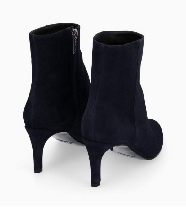Boots "STELLA" Navy Velours  FREE LANCE – Image 4