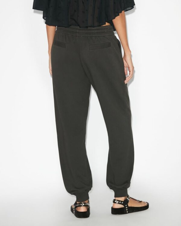 Pantalon à Logo "MALONA" Noir estompé  ISABEL MARANT – Image 3