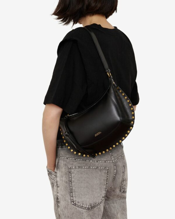 Sac en cuir "OSKAN MOON" Noir  ISABEL MARANT – Image 4