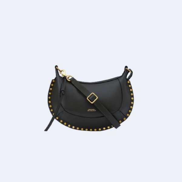 Sac en cuir "OSKAN MOON" Noir  ISABEL MARANT