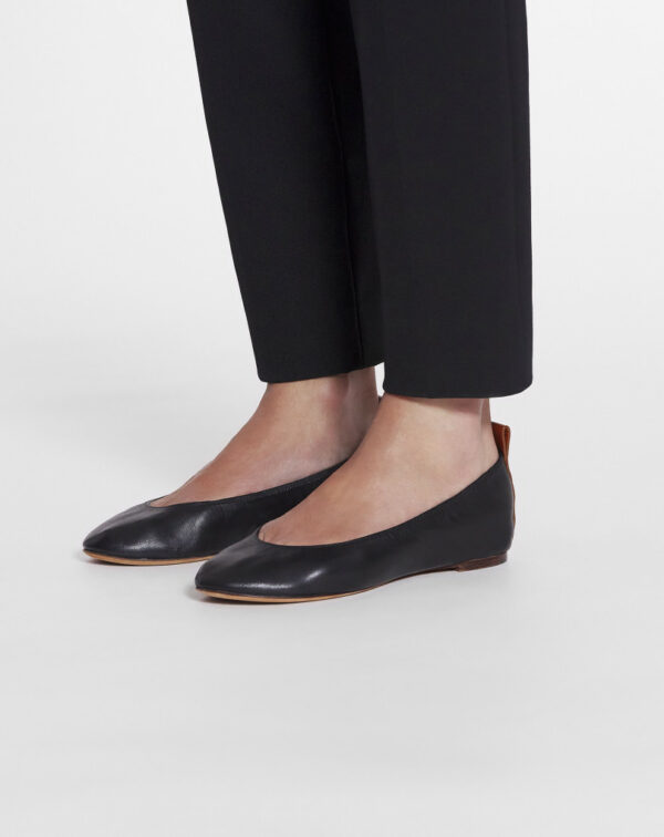 Ballerine en cuir Noir  LANVIN – Image 3