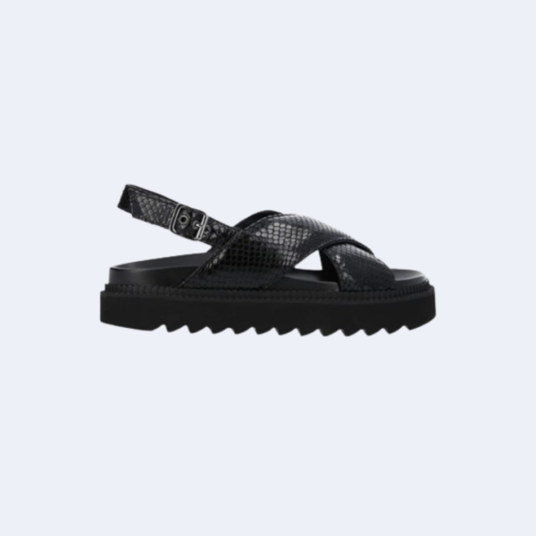 Free lance mules noir croco