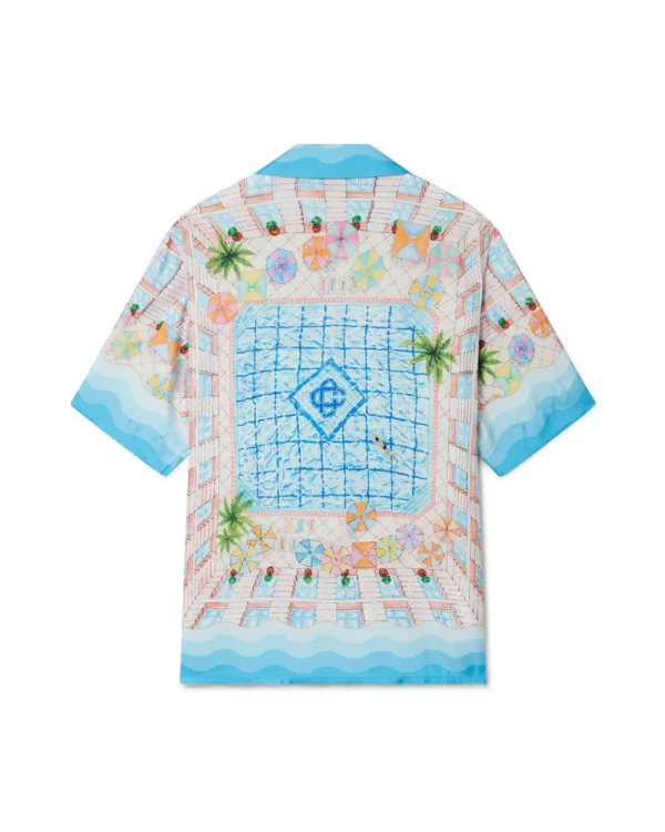 Chemise soie "LE PLONGEON" CASABLANCA – Image 2