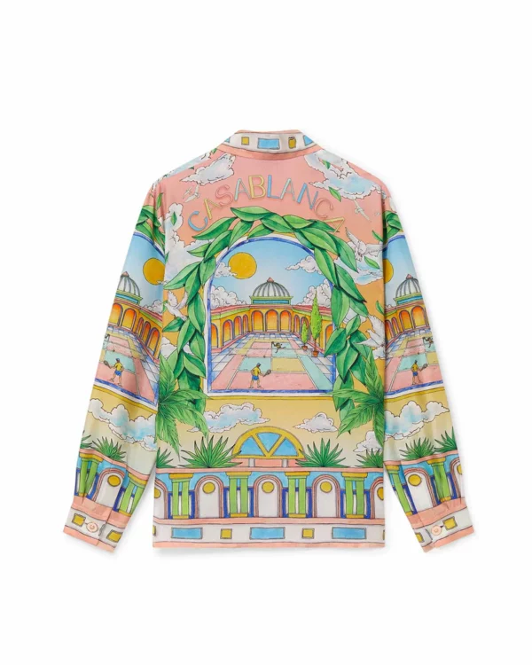 Chemise soie "PAYSAGE IDEAL" CASABLANCA – Image 2