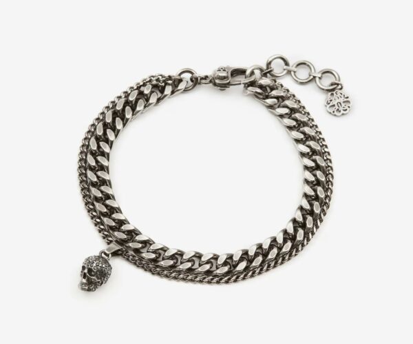 Bracelet "CHAINE SKULL PAVÉ" ALEXANDER MCQUEEN