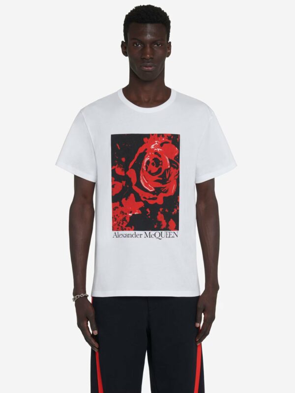 Tee-shirt "WAX FLOWER" ALEXANDER MCQUEEN – Image 3