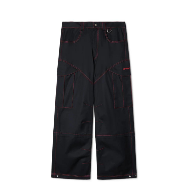 Cargo noir et rouge OFF WHITE
