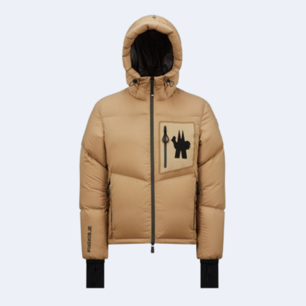 Doudoune beige "MANDRES" MONCLER