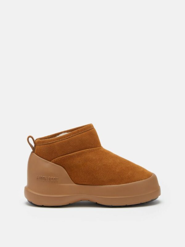 Bottes "LUNA LOW" daim cognac MOON BOOT