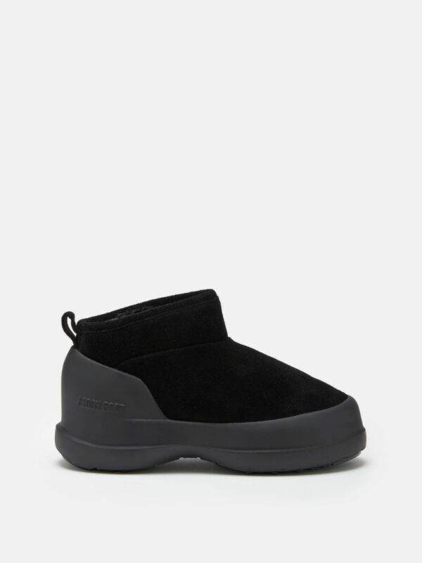 Bottes "LUNA LOW" daim noir MOON BOOT