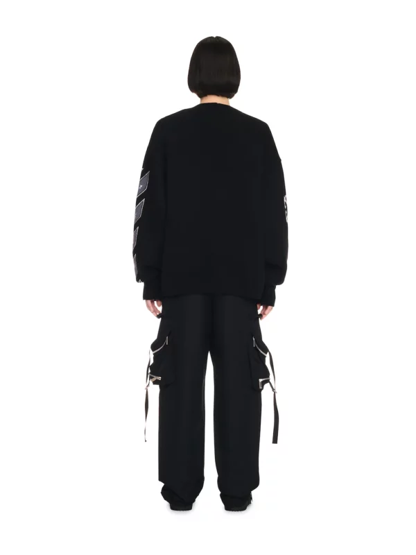 Cardigan "VARSITY" OFF WHITE – Image 4