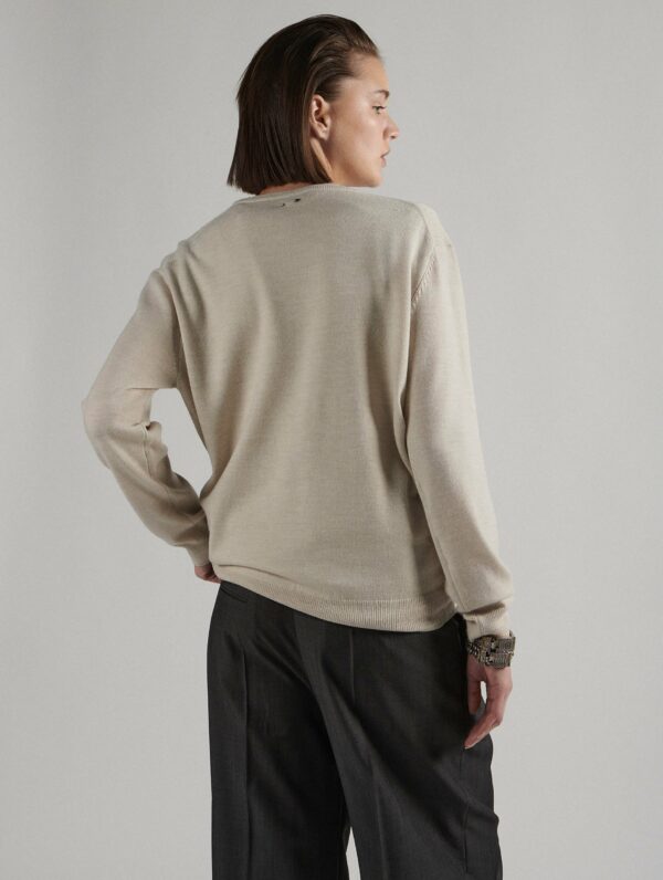 Pull col V échancré BARBARA BUI – Image 2
