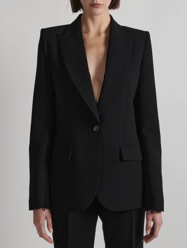 Veste de tailleur noire BARBARA BUI – Image 2