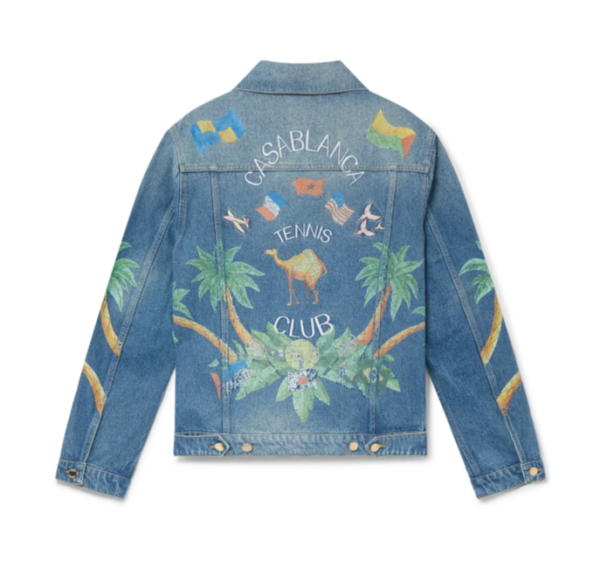 Veste en Jeans "TENNIS CLUB" CASABLANCA – Image 2
